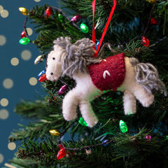 Horse Christmas Felt Hanging-Home Décor-Siesta Crafts