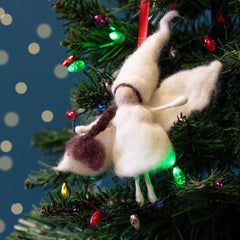 Fuzzy Flossie Fairy Felt Hanging-Home Décor-Siesta Crafts