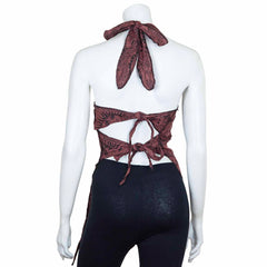 Sun And Moon Multi Tie Halter Top