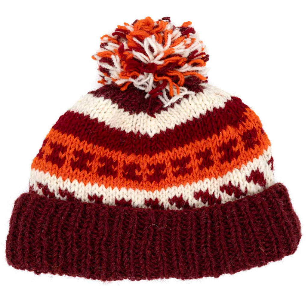 Mixed Woollen Pom Pom Hats