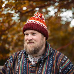 Mixed Woollen Pom Pom Hats