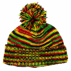 Mixed Woollen Pom Pom Hats