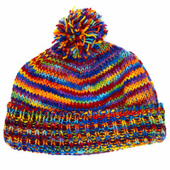 Mixed Woollen Pom Pom Hats