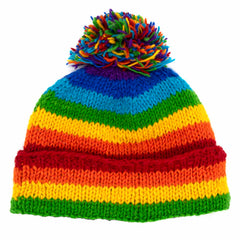 Mixed Woollen Pom Pom Hats
