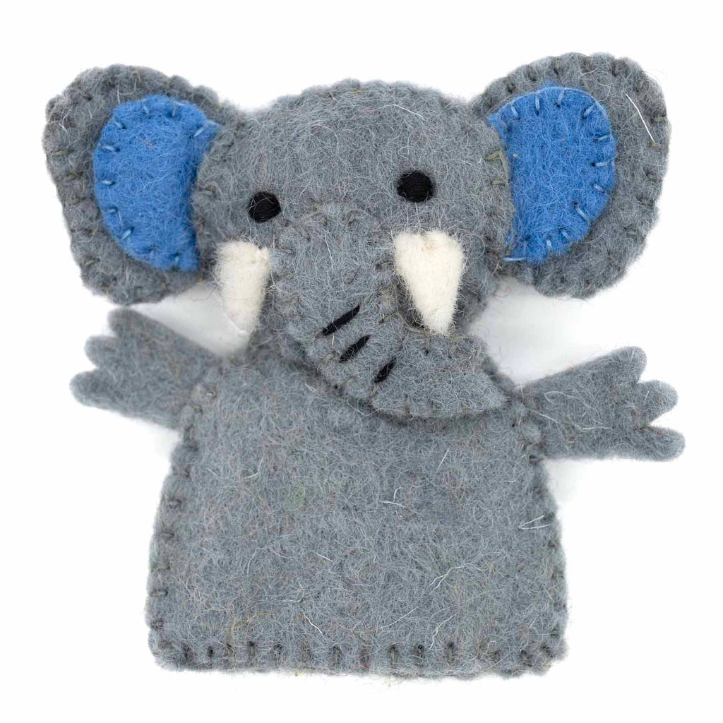 Felt Finger Puppet - Elephant-Fun & Leisure-Siesta Crafts