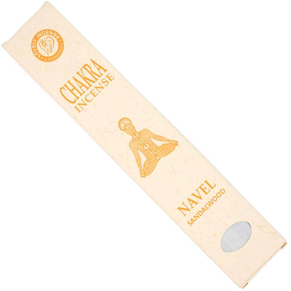 Lovely Brand Chakra Incense - Navel - Sandalwood-Stick Incense-Siesta Crafts
