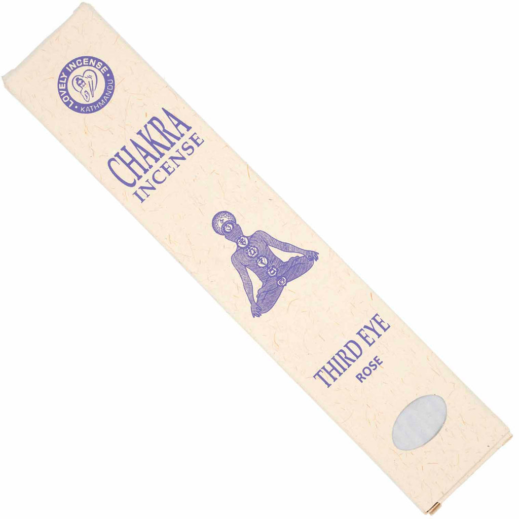 Lovely Brand Chakra Incense - Third Eye - Rose-Stick Incense-Siesta Crafts