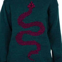 Wool Snake Jumper-Jumpers, Hoodies & Cardigans-Siesta Crafts
