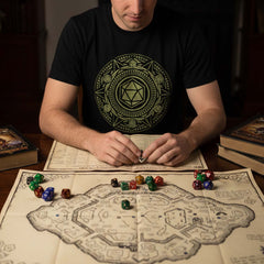 Game Master RPG Dice T-Shirt-T-Shirts-Siesta Crafts
