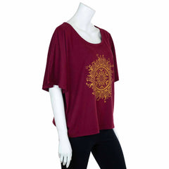 Henna Sun Slouch Top-T-Shirts-Siesta Crafts
