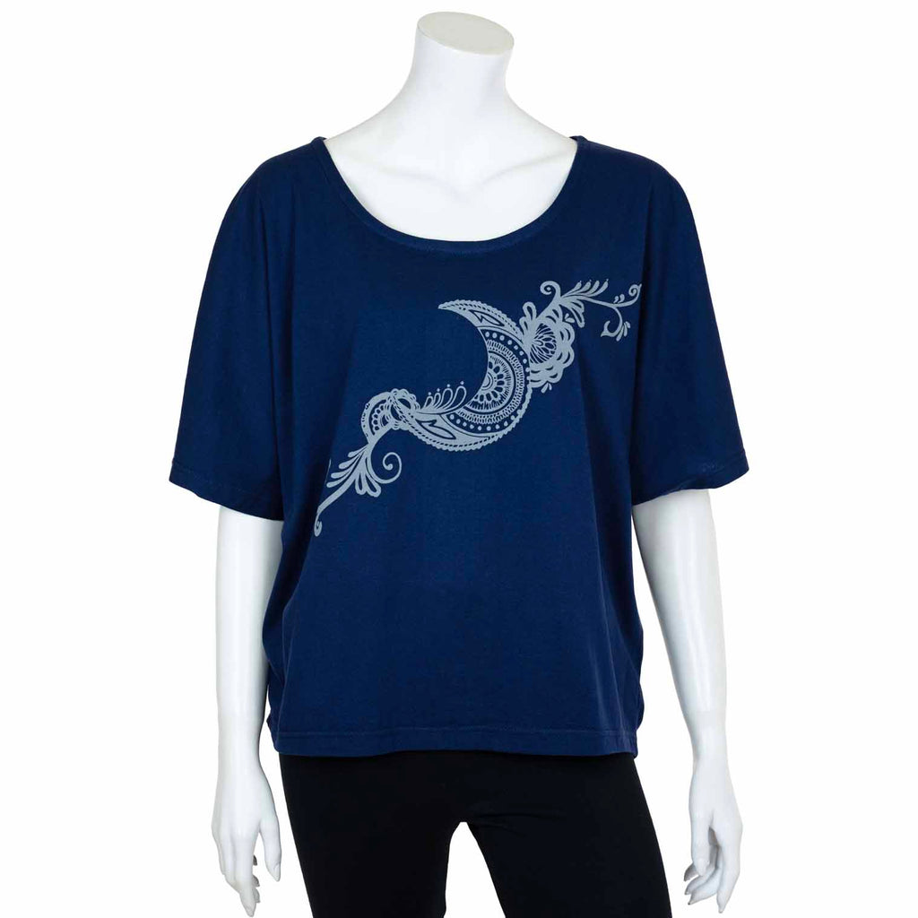 Henna Moon Slouch Top-T-Shirts-Siesta Crafts