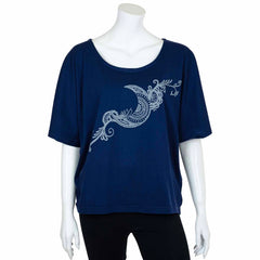 Henna Moon Slouch Top-T-Shirts-Siesta Crafts