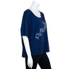 Henna Moon Slouch Top-T-Shirts-Siesta Crafts