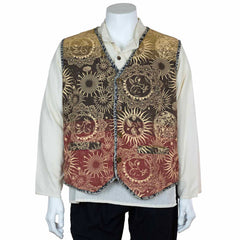 Sun and Moon Waistcoat-Coats, Jackets & Ponchos-Siesta Crafts
