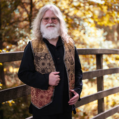 Sun and Moon Waistcoat-Coats, Jackets & Ponchos-Siesta Crafts