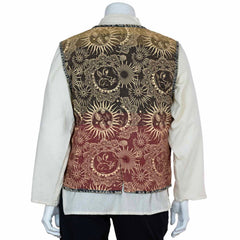 Sun and Moon Waistcoat-Coats, Jackets & Ponchos-Siesta Crafts