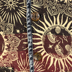 Sun and Moon Waistcoat-Coats, Jackets & Ponchos-Siesta Crafts