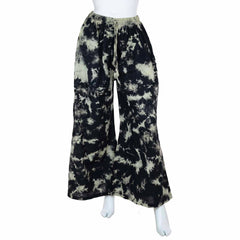 Bleached Tie Dye Palazzo Trousers