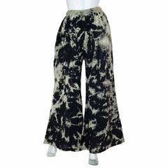 Bleached Tie Dye Palazzo Trousers