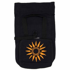 Roll Top Black Sun Backpack-Bags & Purses-Siesta Crafts