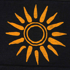 Roll Top Black Sun Backpack-Bags & Purses-Siesta Crafts