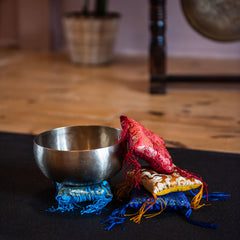 Small Flat Singing Bowl Cushion-Singing Bowls-Siesta Crafts