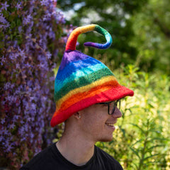 Rainbow Felt Fairy Hat-Hats-Siesta Crafts