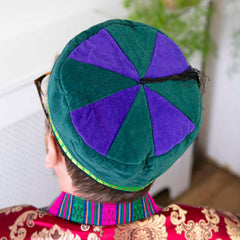 Velvet Smoking Cap-Hats-Siesta Crafts