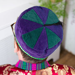 Velvet Smoking Cap-Hats-Siesta Crafts