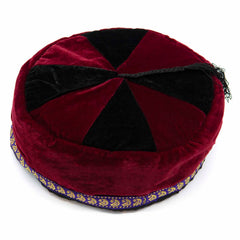 Velvet Smoking Cap-Hats-Siesta Crafts