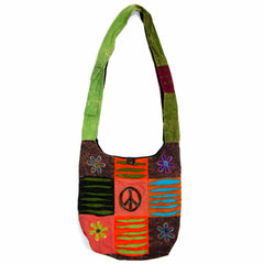 Patchwork Hippy Bag-Bags & Purses-Siesta Crafts
