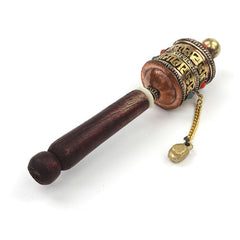 Mini Elaborate Prayer Wheel-Buddhism-Siesta Crafts