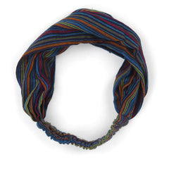 Stripy Cotton Hairband-Hair Accessories-Siesta Crafts