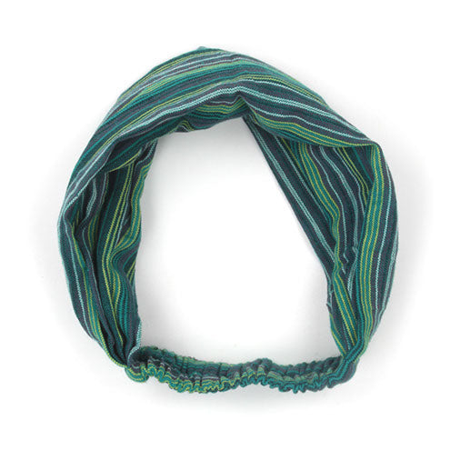 Stripy Cotton Hairband-Hair Accessories-Siesta Crafts