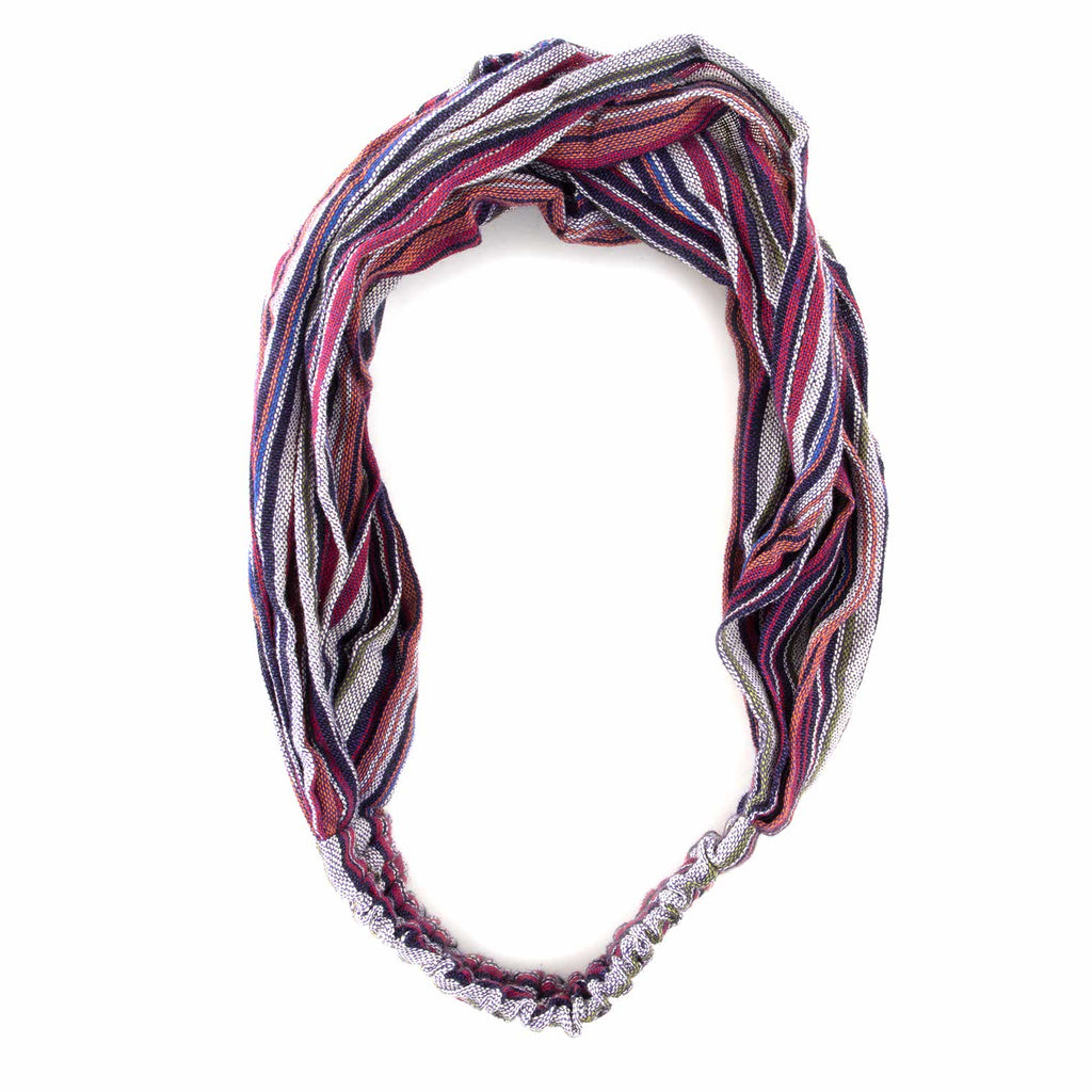 Stripy Cotton Hairband-Hair Accessories-Siesta Crafts
