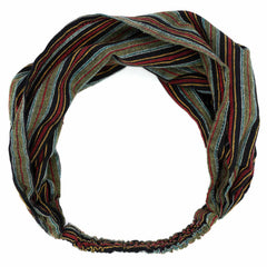 Stripy Cotton Hairband-Hair Accessories-Siesta Crafts