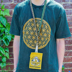 Flower of Life Stonewashed T-Shirt-T-Shirts-Siesta Crafts