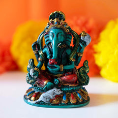 Small Sajaya Resin Ganesh-Hinduism-Siesta Crafts