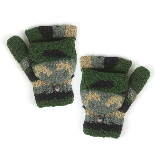 Fleece Lined Hunter Gloves-Gloves-Siesta Crafts
