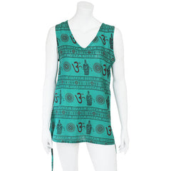 Sleeveless Om Top-Tops-Siesta Crafts
