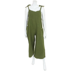 Tie Up Dungarees-Dungarees & Jumpsuits-Siesta Crafts
