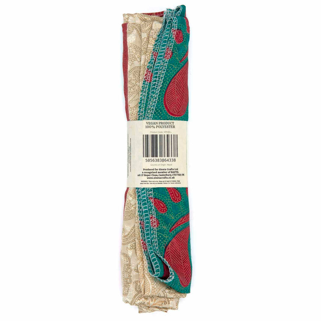 Nepalese Recycled Sari Gift Wrap - Large-Office & Stationery-Siesta Crafts