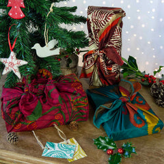 Nepalese Recycled Sari Gift Wrap-Office & Stationery-Siesta Crafts