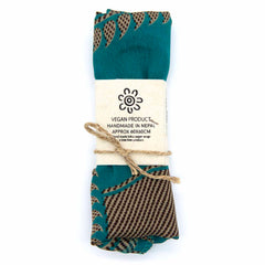 Nepalese Recycled Sari Gift Wrap - Medium-Office & Stationery-Siesta Crafts