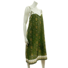 Recycled Sari Slip Dress-Dresses-Siesta Crafts