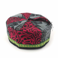 Recycled Sari Smoking Cap-Hats-Siesta Crafts