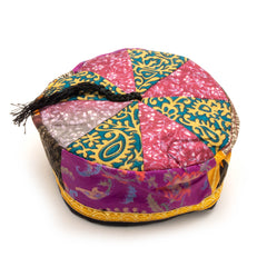 Recycled Sari Smoking Cap-Hats-Siesta Crafts