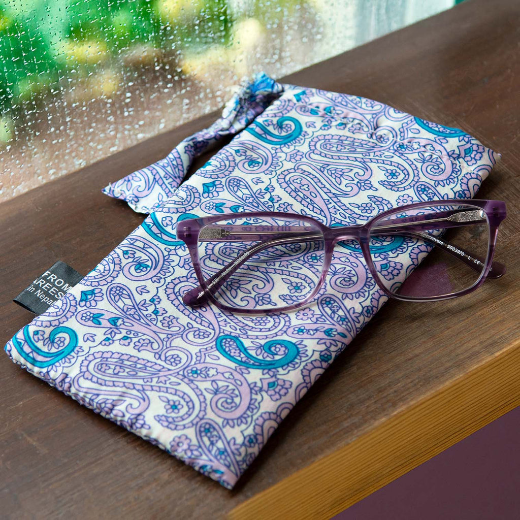 Recycled Sari Specs Case-Bags & Purses-Siesta Crafts