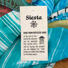 Recycled Sari Patch Scarf-Scarves-Siesta Crafts