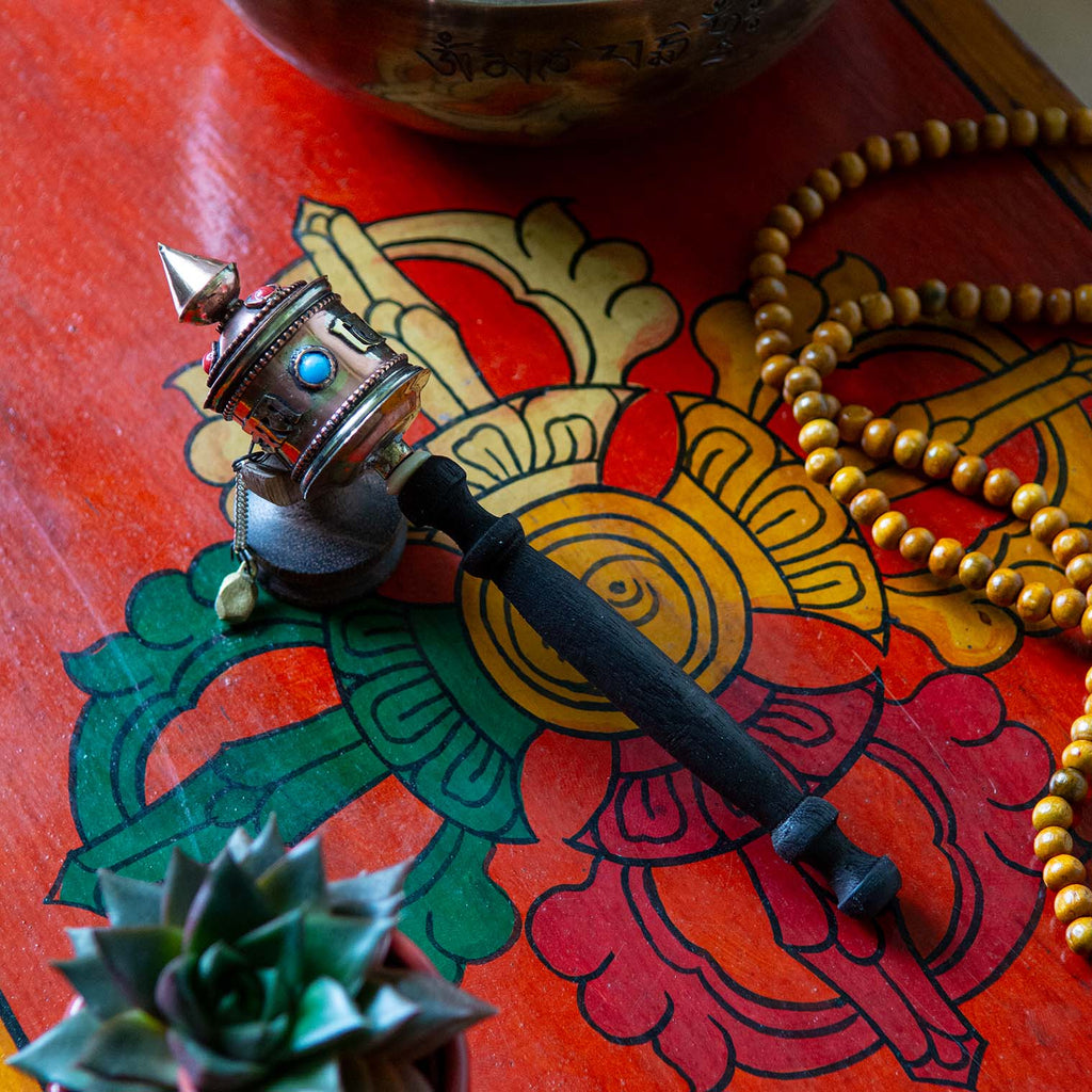 Small Prayer Wheel-Buddhism-Siesta Crafts